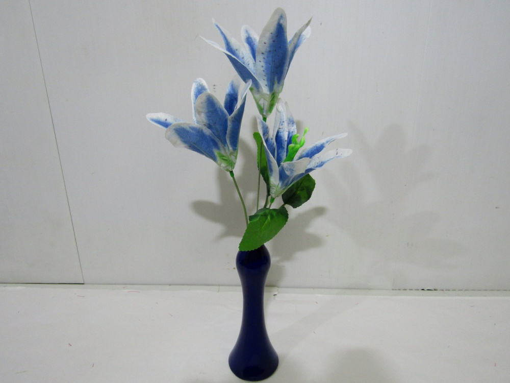 Искус. цветы-срезка голубые 35см(S1172E)