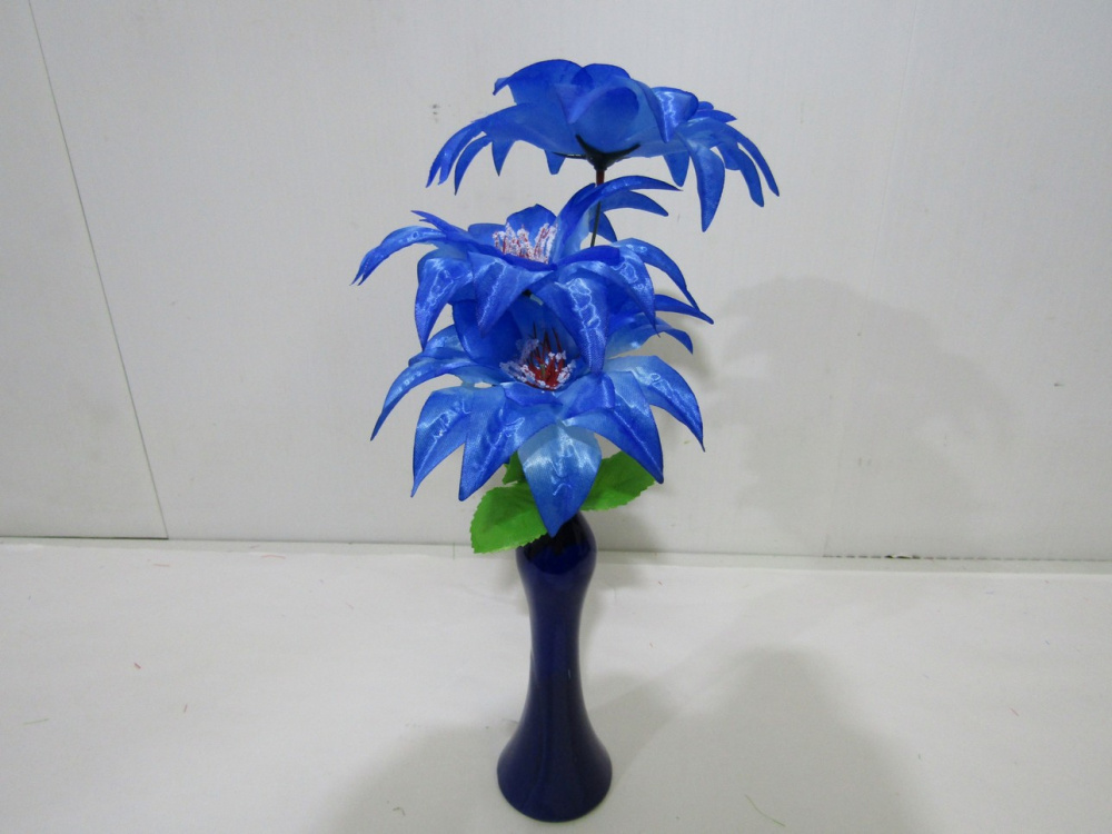 Искус. цветы-срезка голубые 30см(S1174F)